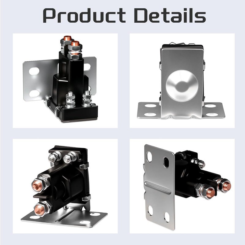 JTAREA 27153-G01 Golf Cart Solenoid 14V 4 Terminal Starter Solenoids Compatible with EZGO TXT Gas Golf Cart 1994-Up 27153G01 612813 - Image 3